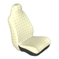thumbnail image 1 of Lsque Lemon Yellow Checkboard Pattern Car Seat Covers for Front Seats , Waterproof Seat Covers for Cars, Sporty Front Seat Covers,Car Seat Cover Protector Front Seats, 1 of 5