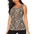 thumbnail image 1 of Lsque Leopard Dots Printed Workout Tank Tops for Women, Athletic Sports Tank Tops, Compression Sleeveless Dry Fit Shirts,Sleeveless Yoga Shirt-Medium, 1 of 9