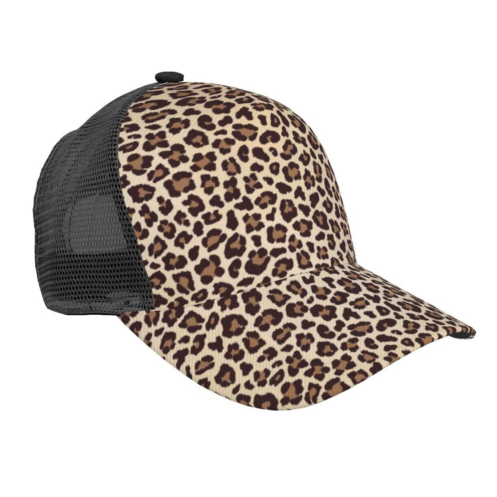 Lsque Leopard Print-2 Printed Trucker Hat - Baseball Cap for  display picture 1