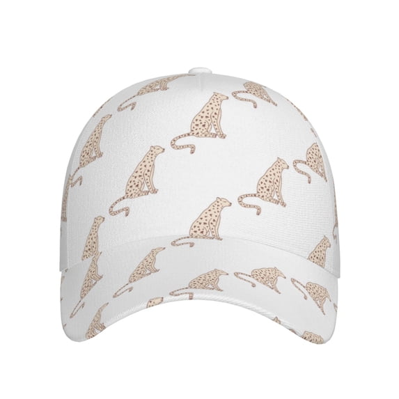 Lsque Leopard Print Baseball Cap Trucker Low Profile Hat Golf Dad Hat Adjustable Original Classic Unconstructed Plain Cap Men Women