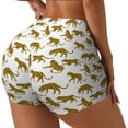 thumbnail image 1 of Lsque Leopard Print Pattern High Waisted Biker Shorts for Women-Tummy Control Fitness Athletic Workout Running Yoga Gym Shorts,Moisture-Wicking-Medium, 1 of 9