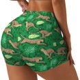 thumbnail image 1 of Lsque Leopard Print Pattern High Waisted Biker Shorts for Women-Tummy Control Fitness Athletic Workout Running Yoga Gym Shorts,Moisture-Wicking-XX-Large, 1 of 9