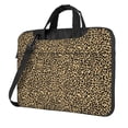 thumbnail image 1 of Lsque Leopard Print Pattern Laptop Bag – Portable & Slim Single-Shoulder Computer Case with Adjustable Strap, Protective, Lightweight for 13”/14”/15.6” Laptops, 1 of 8
