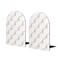 thumbnail image 1 of Lsque Leopard Print Printed Wood Bookends,Non-Skid Bookend for Shelves,Heavy Duty Support Bookends,Non-Slip Foam Pads for Office, Home, and Library,1 Pair, 1 of 8