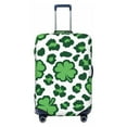 thumbnail image 1 of Lsque Leopard print St. Patrick's Day Printed Luggage Cover, Travel Luggage Protector,Scratch and Dirt Resistant, Fits 18-32 Inch Luggage - Medium, 1 of 9