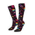 thumbnail image 1 of Lsque Lgbt Rainbow For Pride Printed Crew Socks Men's Women's LightWeight Thin Casual Calf Socks ,Knee High Socks,Cotton Socks, 1 of 9