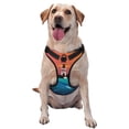 thumbnail image 1 of Lsque Lighthouse and Whale Dog Harness, No-Pull Pet Harness with 2 Leash Clips, Adjustable Soft Padded Dog Vest with Easy Control Handle for Large Dogs-, 1 of 9