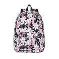thumbnail image 1 of Lsque Lilies Flowers Pattern Canvas Daypack, Durable Backpack, High-quality Versatile Backpack,Vintage Compact Backpack-Medium, 1 of 6