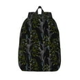 thumbnail image 1 of Lsque Lilies Flowers Pattern Canvas Daypack, Durable Backpack, High-quality Versatile Backpack,Vintage Compact Backpack-Medium, 1 of 6