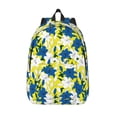 thumbnail image 1 of Lsque Lilies Flowers Pattern Canvas Daypack, Durable Backpack, High-quality Versatile Backpack,Vintage Compact Backpack-Medium, 1 of 6