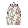 thumbnail image 1 of Lsque Lilies Flowers Pattern Canvas Daypack, Durable Backpack, High-quality Versatile Backpack,Vintage Compact Backpack-Small, 1 of 6