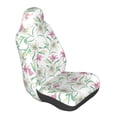 thumbnail image 1 of Lsque Lilies Flowers Pattern Car Seat Covers for Front Seats , Waterproof Seat Covers for Cars, Sporty Front Seat Covers,Car Seat Cover Protector Front Seats, 1 of 5