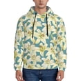 thumbnail image 1 of Lsque Lilies Flowers Pattern Casual Men's Hoodie,Hooded Sweatshirt with Kangaroo Pocket,Pullover Hoodie-X-Large, 1 of 7