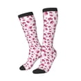 thumbnail image 1 of Lsque Lilies Flowers Printed Crew Socks Men's Women's LightWeight Thin Casual Calf Socks ,Knee High Socks,Cotton Socks, 1 of 9
