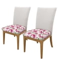 thumbnail image 1 of Lsque Lilies Flowers Printed Square Couch Cushion Covers, Floral Sofa Cushion Covers Replacement, Stretch Couch Covers for Couch-16.9in, 1 of 9