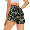 thumbnail image 1 of Lsque Lilies Flowers Printed Women's Running Shorts with Liner Pockets,Elastic Quick Dry Workout Athletic Gym Yoga Shorts,Womens High Waist Shorts-XX-Large, 1 of 9