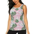 thumbnail image 1 of Lsque Lilies Flowers Printed Workout Tank Tops for Women, Athletic Sports Tank Tops, Compression Sleeveless Dry Fit Shirts,Sleeveless Yoga Shirt-X-Large, 1 of 9