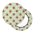 thumbnail image 1 of Lsque Lilies Flowers Round Bar chair cushion covers Velvet Fabric Premium Comfort Protects from Scratches and Stains for 14-17 Inch Chair- 14 inch, 1 of 7