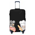 thumbnail image 1 of Lsque Little Chef Gnome Printed Luggage Cover, Travel Luggage Protector,Scratch and Dirt Resistant, Fits 18-32 Inch Luggage - Medium, 1 of 9