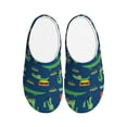 thumbnail image 1 of Lsque Little Pirate Crocodile Pattern Womens Comfort Cotton on Scuff With Memory Foam and Anti-skid Sole Slipper-35/36, 1 of 7