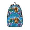 thumbnail image 1 of Lsque Little Sea Turtles Pattern Canvas Daypack, Durable Backpack, High-quality Versatile Backpack,Vintage Compact Backpack-Medium, 1 of 6
