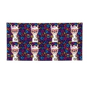 Lsque Llama Alpaca Pattern Party Banner, Festive Banner , Holiday Celebrations and Events for Carnival Birthday Party Festival Decorations-Small