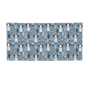 Lsque Llamas And Cactus Pattern Party Banner, Festive Banner , Holiday Celebrations and Events for Carnival Birthday Party Festival Decorations-Small