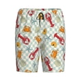 thumbnail image 1 of Lsque Lobster Sea Shell Mens Sleep Pajama Shorts,Short Pajama Pants, Cotton Ultra-Soft Knit-3X-Large, 1 of 9