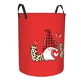 thumbnail image 1 of Lsque Love Gnomes pattern Laundry Hamper Basket, Tall Woven Rope Hamper Basket for Clothes, Lightweight Storage Basket, Collapsible Waterproof-Small, 1 of 8