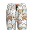 thumbnail image 1 of Lsque Lovely Bear Mens Sleep Pajama Shorts,Short Pajama Pants, Cotton Ultra-Soft Knit-Large, 1 of 9