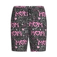 thumbnail image 1 of Lsque Lovely Mom Ever Mens Sleep Pajama Shorts,Short Pajama Pants, Cotton Ultra-Soft Knit-Medium, 1 of 9