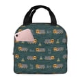 thumbnail image 1 of Lsque Machine Pattern Lunch Bag Women/Men Insulated Lunch Box,Small Leakproof Cooler Food Lunch Containers Reusable High Capacity Lunch Tote Bags, 1 of 6