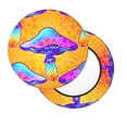 thumbnail image 1 of Lsque Magic Mushrooms Round Bar chair cushion covers Velvet Fabric Premium Comfort Protects from Scratches and Stains for 14-17 Inch Chair- 12 inch, 1 of 7