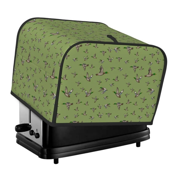 Lsque Mallard Duck Print 4 Slice Toaster Cover , Kitchen Appliance Dustproof Protector , Toaster Protector Dustproof Kitchen Appliance Cover