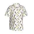thumbnail image 1 of Lsque Mallard Ducks pattern Hawaiian Shirt for Men, Unisex Summer Beach Casual Short Sleeve Button Down Shirts-3X-Large, 1 of 9