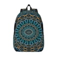 thumbnail image 1 of Lsque Mandala Pattern Canvas Daypack, Durable Backpack, High-quality Versatile Backpack,Vintage Compact Backpack-Medium, 1 of 1
