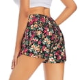 thumbnail image 1 of Lsque Many Kind Of Flowers Printed Women's Running Shorts with Liner Pockets,Elastic Quick Dry Workout Athletic Gym Yoga Shorts,Womens High Waist Shorts-Medium, 1 of 9