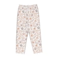 thumbnail image 1 of Lsque Maple Leaves Print Women's Pajama Pants, Lounge Pant - Comfortable Home Wear,Elastic Waistband, Stylish Design-Large, 1 of 9