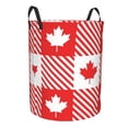 thumbnail image 1 of Lsque Maple Leaves1 pattern Laundry Hamper Basket, Tall Woven Rope Hamper Basket for Clothes, Lightweight Storage Basket, Collapsible Waterproof-Small, 1 of 8