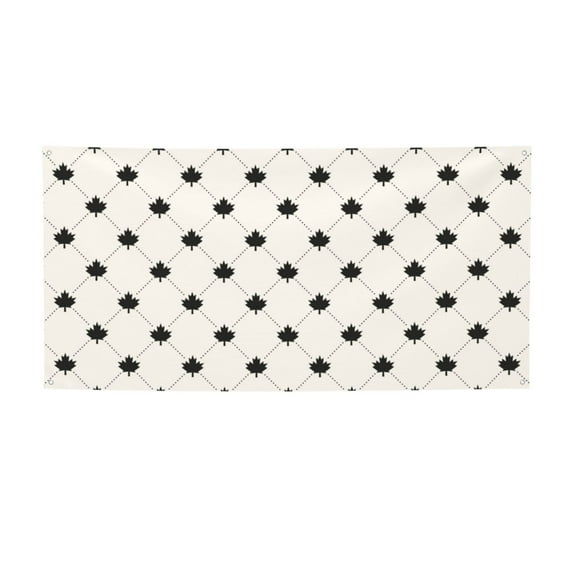 Lsque Maple plaid Pattern Party Banner, Festive Banner , Holiday Celebrations and Events for Carnival Birthday Party Festival Decorations-Medium