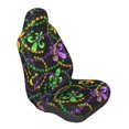 thumbnail image 1 of Lsque Mardi Gras6 Pattern Car Seat Covers for Front Seats , Waterproof Seat Covers for Cars, Sporty Front Seat Covers,Car Seat Cover Protector Front Seats, 1 of 5