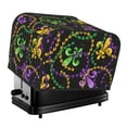 thumbnail image 1 of Lsque Mardi Gras6 Print 4 Slice Toaster Cover , Kitchen Appliance Dustproof Protector , Toaster Protector Dustproof Kitchen Appliance Cover, 1 of 7
