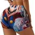 thumbnail image 1 of Lsque Mario Pattern High Waisted Biker Shorts for Women-Tummy Control Fitness Athletic Workout Running Yoga Gym Shorts,Moisture-Wicking-XX-Large, 1 of 9