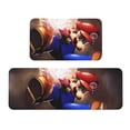thumbnail image 1 of Lsque Mario Pattern Kitchen Mats, 2PCS Kitchen Rugs, Cushioned Anti Fatigue Kitchen Mats for Floor, Non-Slip Standing Desk Mat, Waterproof Kitchen Rug Set, 1 of 6