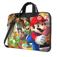 thumbnail image 1 of Lsque Mario Pattern Laptop Bag – Portable & Slim Single-Shoulder Computer Case with Adjustable Strap, Protective, Lightweight for 13”/14”/15.6” Laptops, 1 of 8