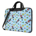 thumbnail image 1 of Lsque Mario Pattern Laptop Bag – Portable & Slim Single-Shoulder Computer Case with Adjustable Strap, Protective, Lightweight for 13”/14”/15.6” Laptops, 1 of 8