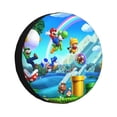 thumbnail image 1 of Lsque Mario Pattern Tire Covers - Tough Tire Wheel Protector for Truck, SUV, Trailer, Camper, RV - 15 inch, 1 of 7