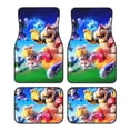 thumbnail image 1 of Lsque Mario Print 4-Piece Floor Mats, Heavy-Duty Rubber Liners, Anti-Slip Design, All-Season Automotive Protection, Vehicles, Cars, Trucks, and SUVs, 1 of 7
