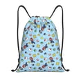 thumbnail image 1 of Lsque Mario Print Drawstring Backpack Bag Sport Gym Sackpack Cinch Bags Drawstring Bags Draw String Sport Bag-Small, 1 of 8