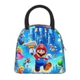 thumbnail image 1 of Lsque Mario Print Lunch Bag, Insulated Lunch Box, Small Leakproof Cooler Food Lunch Containers Reusable High Capacity Lunch Tote Bags for Work, Travel, Outdoor, 1 of 8